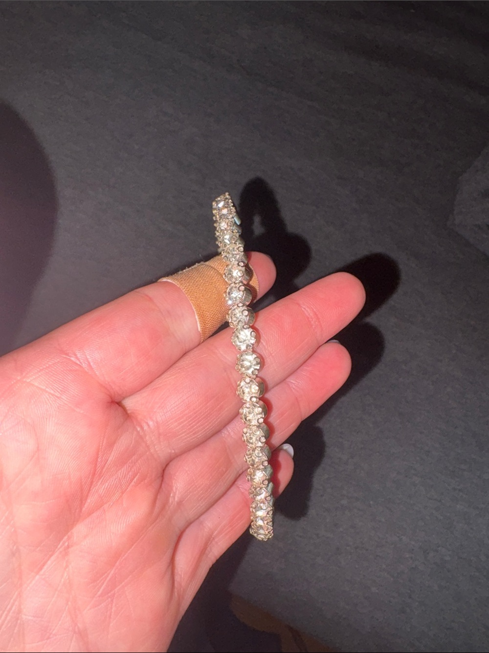 Silver -Tone Crystal Choker Necklace - Elegant Women's Jewelry - Picture 5 of 5